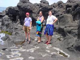 blowhole at low tide